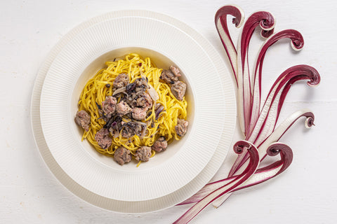 piatto di chitarrine alla trevigiana