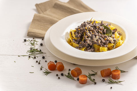piatto di pappardelle al cinghiale