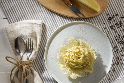 piatto di spaghetti cacio e pepe