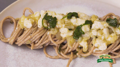 Spaghetti Hammurabi con cavolo cappuccio e seppie