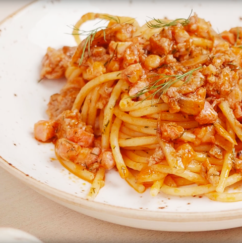 Spaghettoni alla rustica