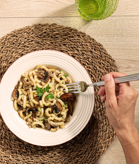 Gramigna di semola – piatto cucinato