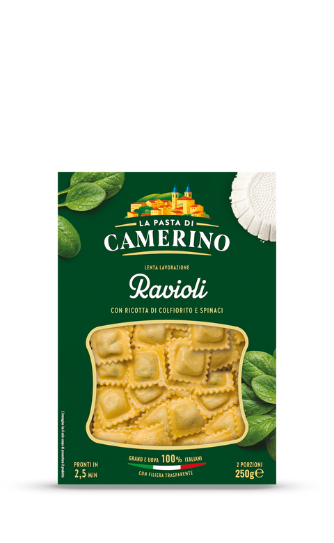 Ravioli con Ricotta di Colfiorito e spinaci