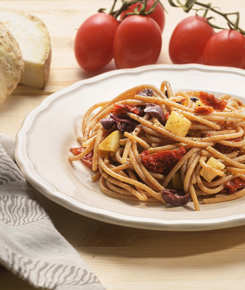Spaghetti di grano Solograno – piatto cucinato